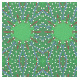 Patriotischer Weihnachtsbaum Kaleidoskop Fabric Stoff