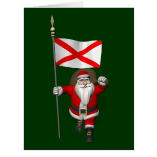Patriotischer Weihnachtsmann mit dem Entenzeichen