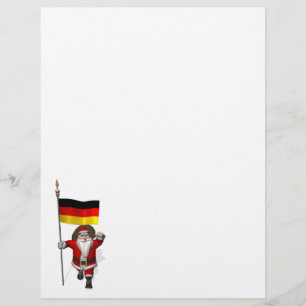 Patriotischer Weihnachtsmann mit deutschem Abschlu