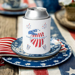 Patriotischer Weißkopfseeadler Amerika 250. 4. Jul Dosenkühler