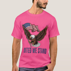 Patriotischer Weißkopfseeadler mit amerikanischer T-Shirt