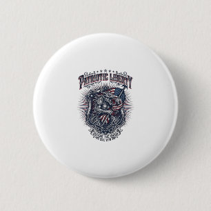 Patriotischer Werwolf Patriot Horror Monster Patri Button
