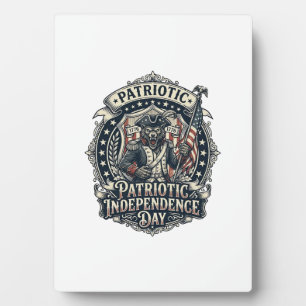 Patriotischer Werwolf Patriot Horror Monster Patri Fotoplatte