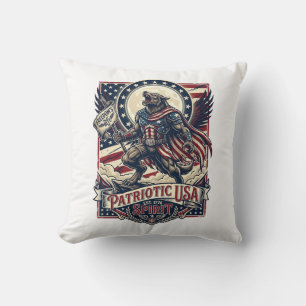 Patriotischer Werwolf Patriot Horror Monster Patri Kissen