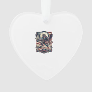 Patriotischer Werwolf Patriot Horror Monster Patri Ornament