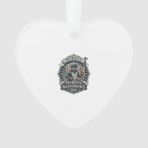 Patriotischer Werwolf Patriot Horror Monster Patri Ornament