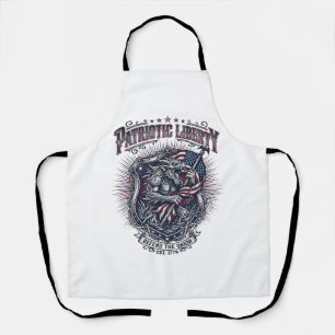 Patriotischer Werwolf Patriot Horror Monster Patri Schürze