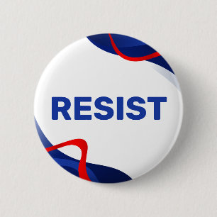 Patriotischer Widerstand Knopf Politisch Button
