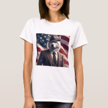 Patriotischer Wolf