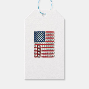 Patriotischer Zahnarzt Zahn Flagge Geschenkanhänger