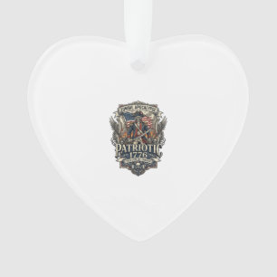 Patriotischer Zombie Patriot General Zombie Apokal Ornament