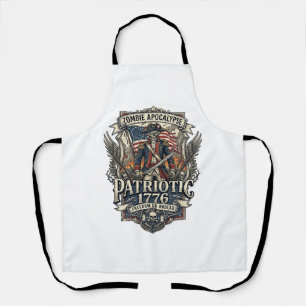 Patriotischer Zombie Patriot General Zombie Apokal Schürze