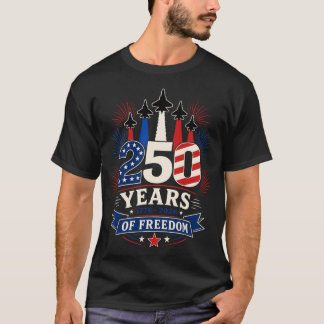Patriotisches 250 Jahre Freiheit-Grafik T-Shirt