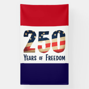Patriotisches 250-Jahres-Freiheitsbanner Banner