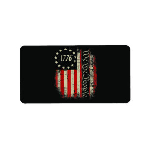 Patriotisches 4. Juli Amerika Adressaufkleber