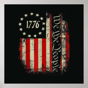 Patriotisches 4. Juli Amerika Poster