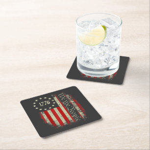 Patriotisches 4. Juli Amerika Rechteckiger Pappuntersetzer
