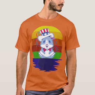 Patriotisches 4. Juli-Meerschweinchen T-Shirt