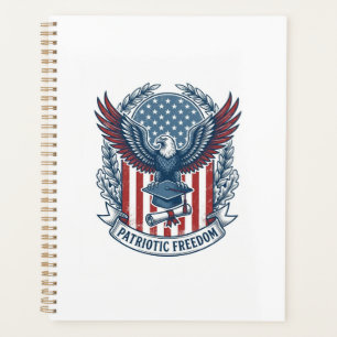 Patriotisches Abschluss-Vektorgrafik-T-Shirt Planer