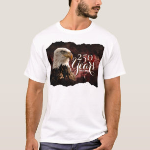 Patriotisches Adler 250 Jahre T-Shirt