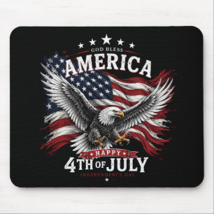 Patriotisches Adler-Mausepad Mousepad