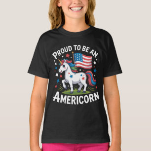 Patriotisches Americorn Einhorn 4. Juli Patriotisc T-Shirt