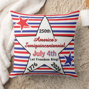 Patriotisches Amerika 250. Halbjahrhundert-Jubiläu Kissen