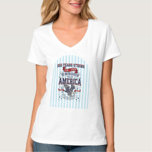 Patriotisches Amerika 250 Rot Weiß & Blau T-Shirt
