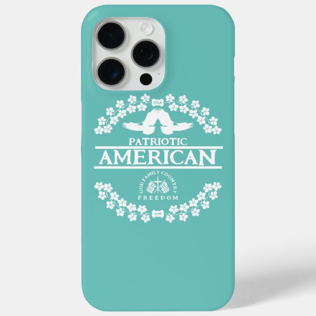 PATRIOTISCHES AMERIKA | FREIHEIT DER GOTT FAMILIE Case-Mate iPhone HÜLLE (Rückseite)