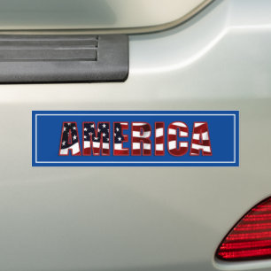 Patriotisches Amerika Rot Weiß und Blau Autoaufkleber