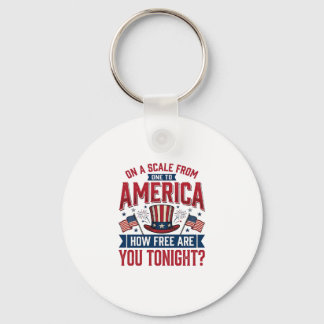 Patriotisches Amerika Wie Frei Bist Du Heute Abend Schlüsselanhänger