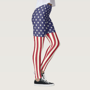 Patriotisches amerikanische Flaggen-US Flagge USA Leggings