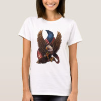 Patriotisches amerikanisches Design mit Adler und