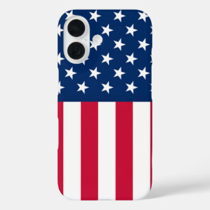 Patriotisches amerikanisches Flagge iPhone-Hülle iPhone 16 Hülle