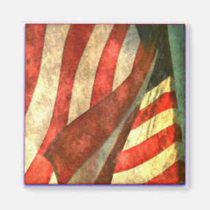 Patriotisches amerikanisches Flaggenmagnet Magnet