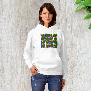 Patriotisches amerikanisches Flaggenmuster auf grü Hoodie