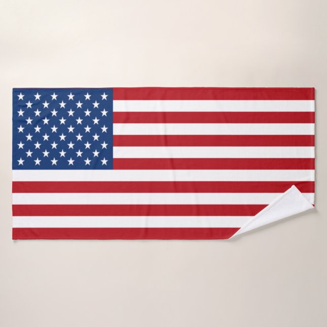 Patriotisches amerikanisches Set (Badehandtuch)