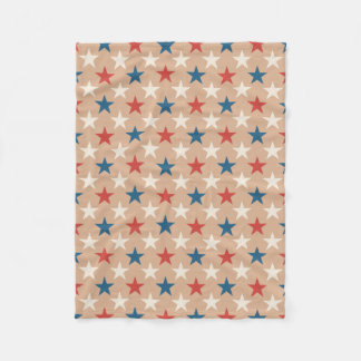 Patriotisches Amerikanisches Sterne-Muster Fleecedecke