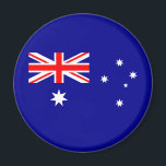 Patriotisches australisches Flaggenmagnet Magnet<br><div class="desc">Die Nationalflagge Australiens.</div>