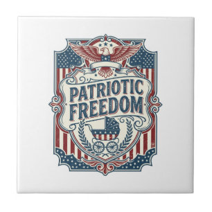 Patriotisches Baby-Shower-Vektorgrafik-T-Shirt Fliese