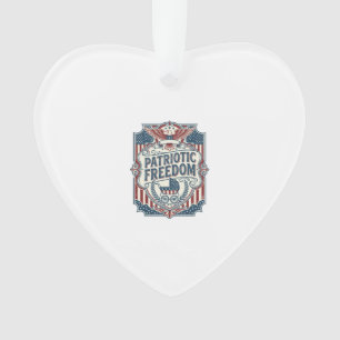 Patriotisches Baby-Shower-Vektorgrafik-T-Shirt Ornament