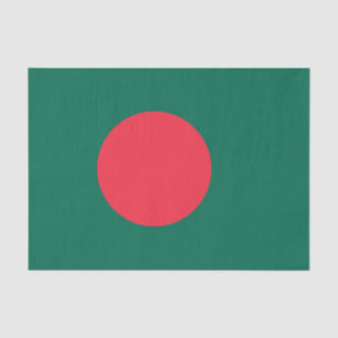 Patriotisches bangladeschisches Flaggentissuepapie Seidenpapier