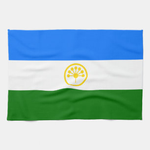 Patriotisches Baschkortostan-Flagge-Küchenhandtuch Geschirrtuch