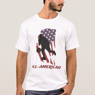 Patriotisches Basketball All-American T-Shirt