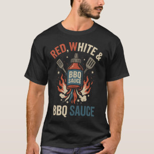 Patriotisches BBQ-T-Shirt T-Shirt