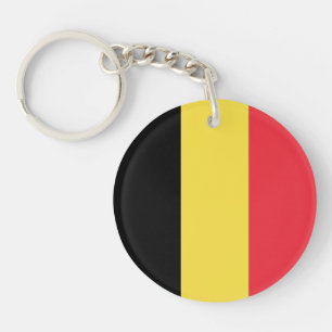 Patriotisches belgisches Flaggen-Schlüsselanhänger Schlüsselanhänger