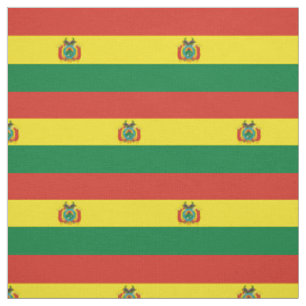 Patriotisches Bolivien Flagge Stoff