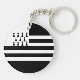 Patriotisches Bretagne-Flaggen-Schlüsselanhänger Schlüsselanhänger