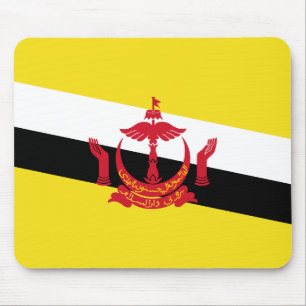 Patriotisches Brunei-Flagge-Mauspad Mousepad