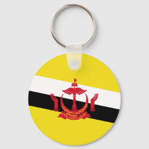 Patriotisches Brunei-Flagge-Schlüsselanhänger Schlüsselanhänger